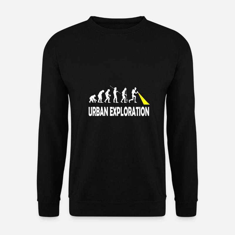 Urban exploration Urbexing Lost Places - Unisex Pullover - Schwarz