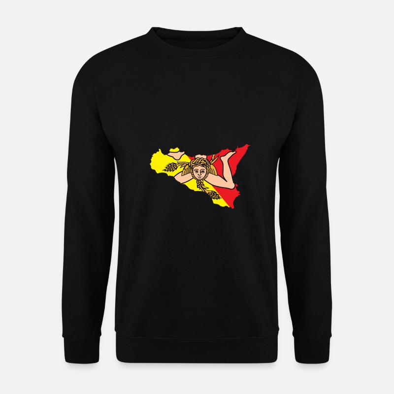 Sizilien Sizilianer Palermo Sicilia - Unisex Pullover - Schwarz