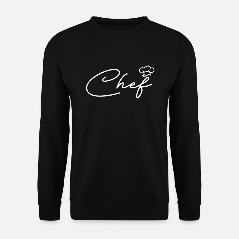 Personalized chef - Unisex Sweatshirt - black