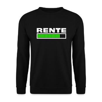 RENTE - Unisex Pullover - Schwarz - Vorne - Alina (178cm) & Michal (187cm)