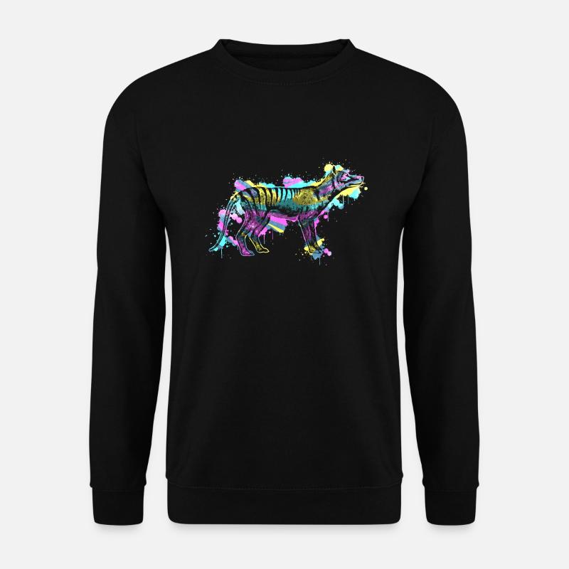 Tasmanischer Wolf - Unisex Pullover - Schwarz