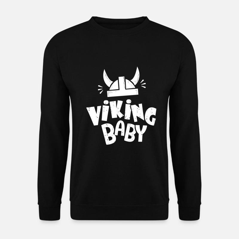 Vikinger Baby Dänemark Schweden Norwegen Finnland - Unisex Pullover - Schwarz