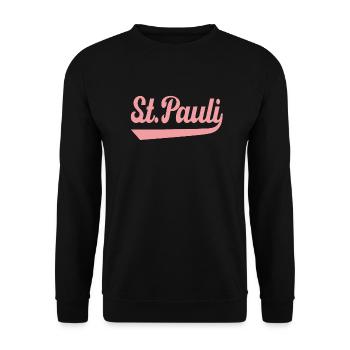 St Pauli Hambourg - Sweat-shirt Unisexe - noir - Devant - Alina (178cm) & Michal (187cm)