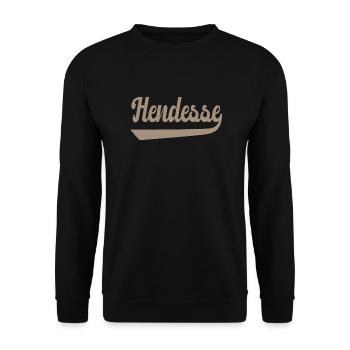Hendesse Glove Home - Unisex Sweatshirt - black - Front - Alina (178cm) & Michal (187cm)