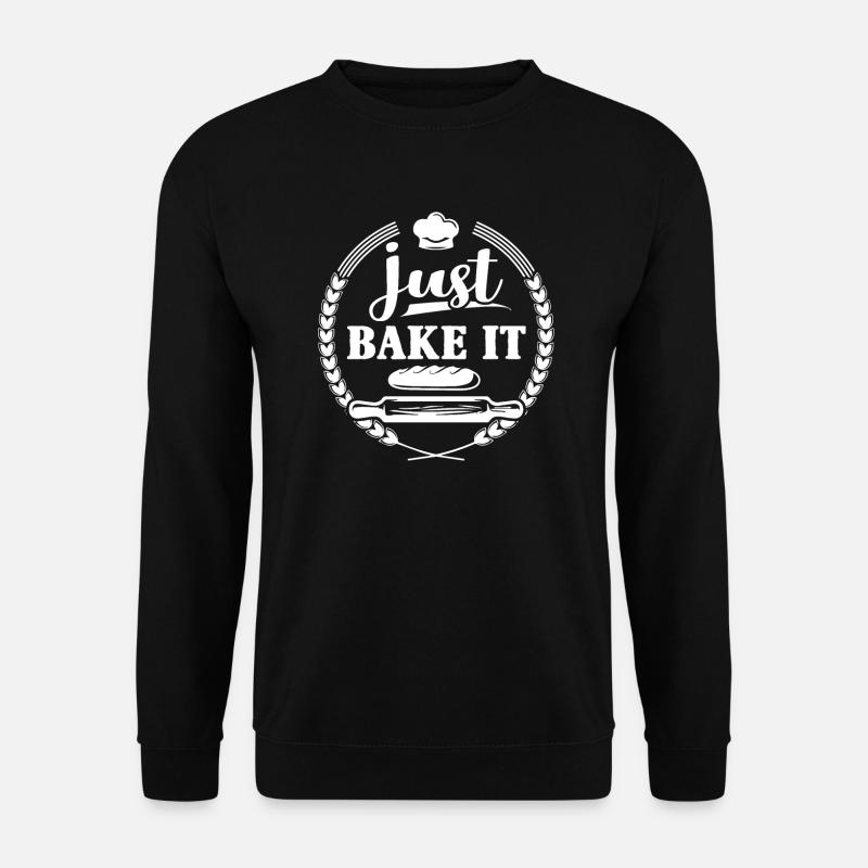 Baker Baker Backe es einfach - Unisex Pullover - Schwarz