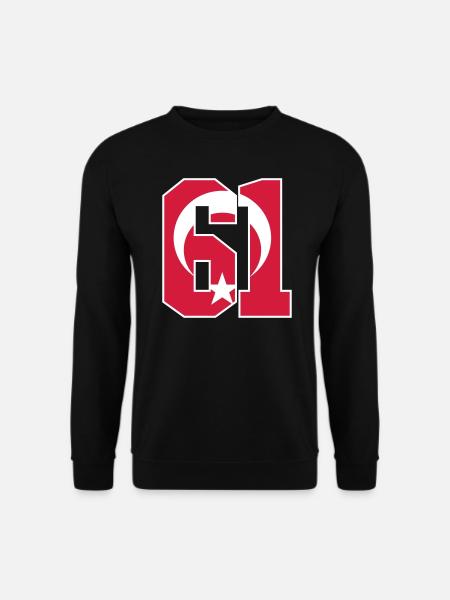 Trabzon 61 Turkey Flag - Unisex Sweatshirt - black