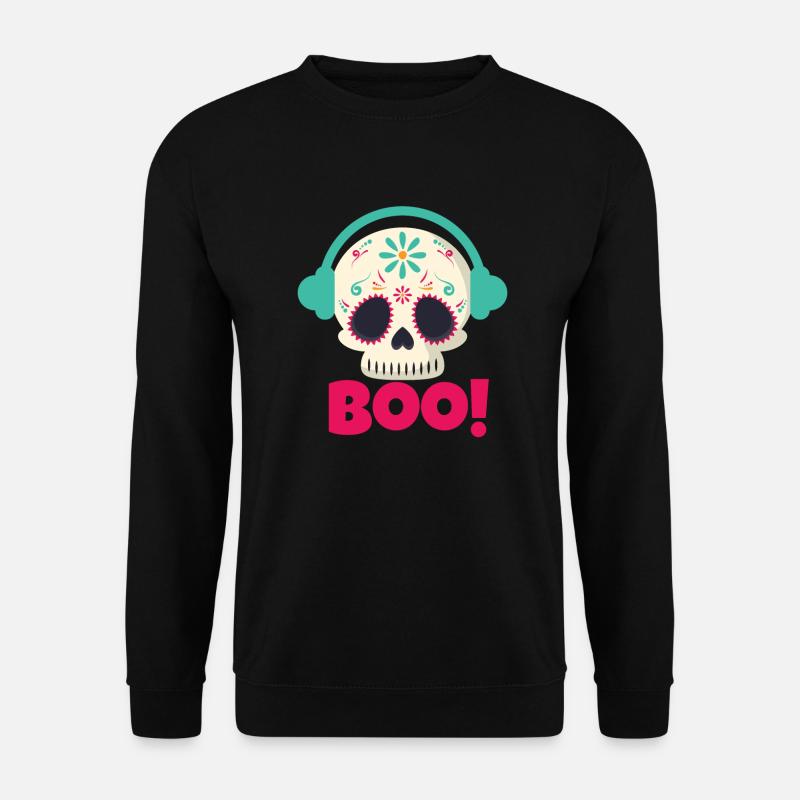 Boo Skull - Unisex Sweatshirt - black