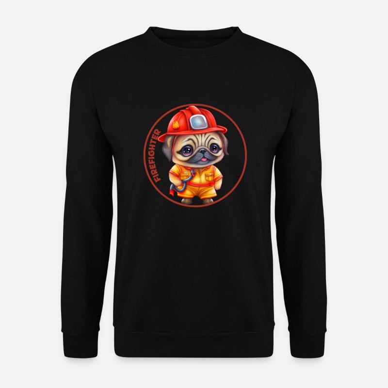 Feuerwehrmps - Unisex Pullover - Schwarz