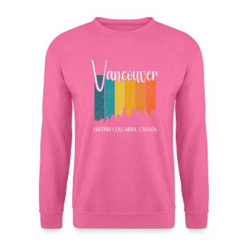 Vancouver Vibes - Pacific Northwest Beauty - Unisex Sweatshirt - pink - Front