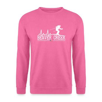 Beaver Creek Colorado Ski Resort Berg-Souvenir - Unisex Pullover - Pink - Vorne