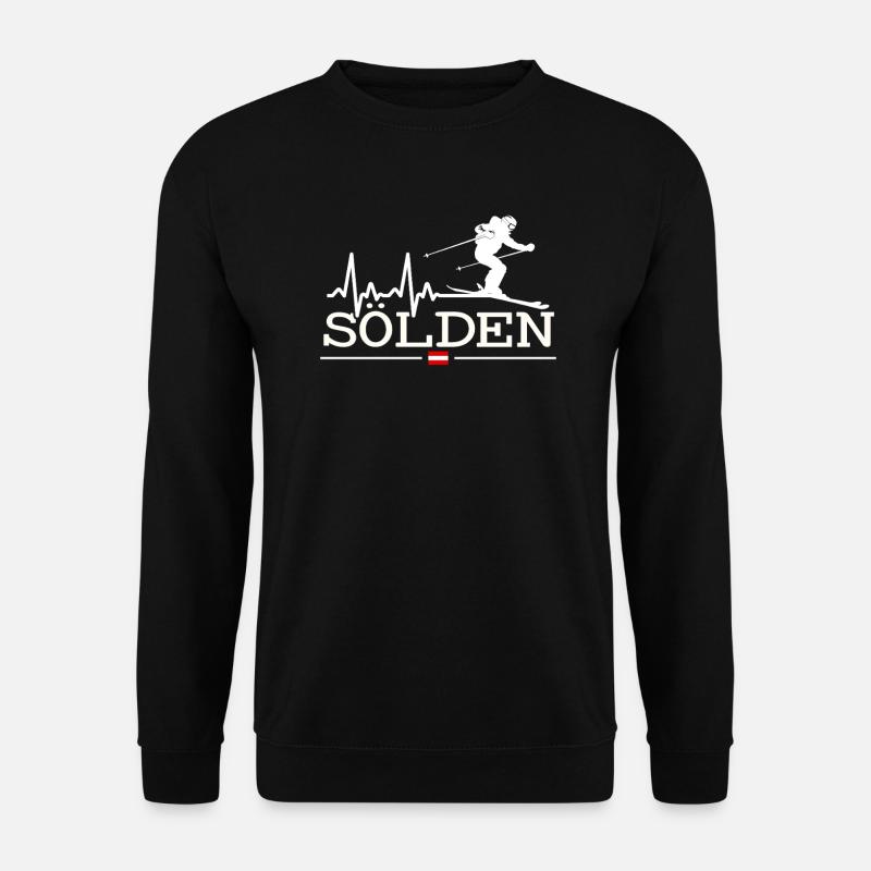 Sölden Ski Resort Austrian Alps Skiing - Unisex Sweatshirt - black