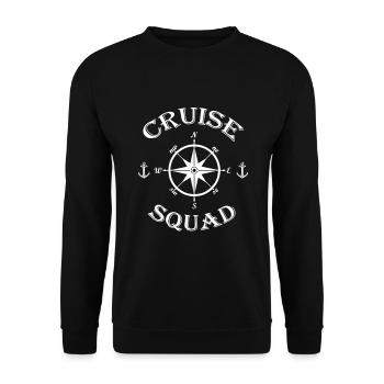 Escouade de croisière - Sweat-shirt Unisexe - noir - Devant - Alina (178cm) & Michal (187cm)