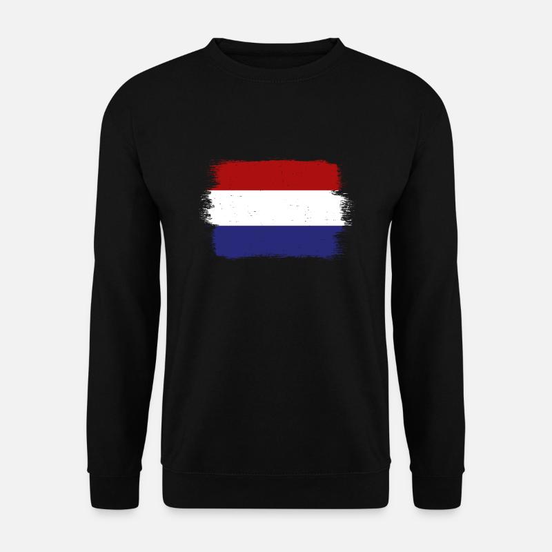 Netherlands Flag Holland Dutch Flag - Unisex Sweatshirt - black