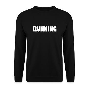 Running Runner Run - Sweat-shirt Unisexe - noir - Devant - Alina (178cm) & Michal (187cm)