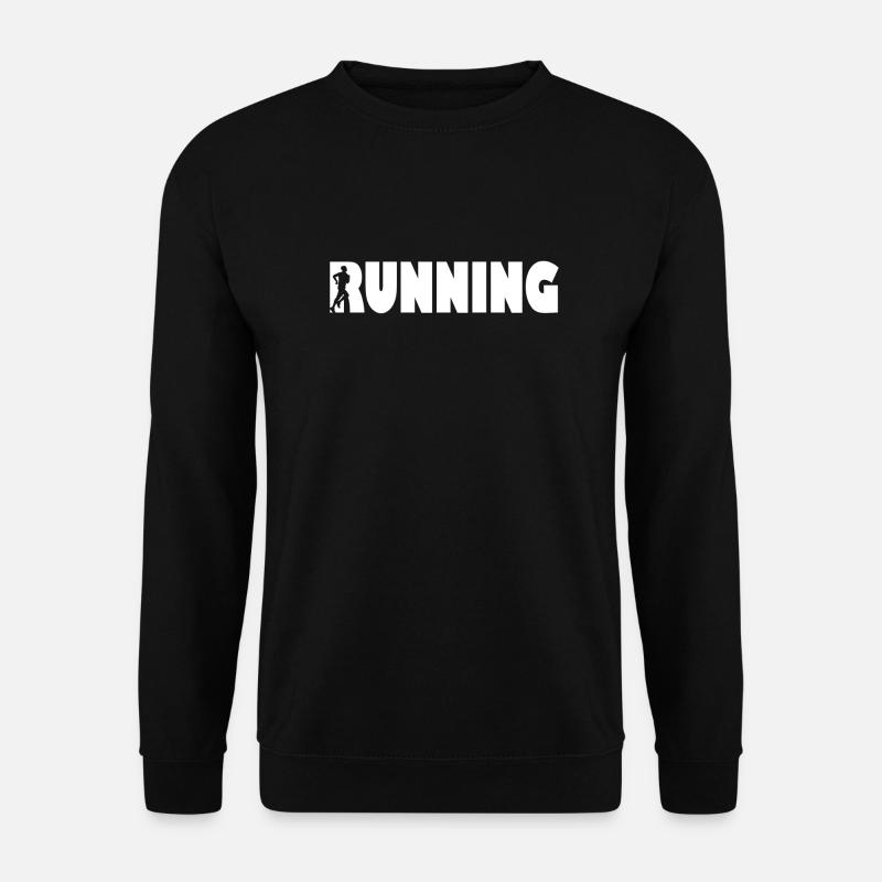 Running Runner Run - Unisex Sweatshirt - black