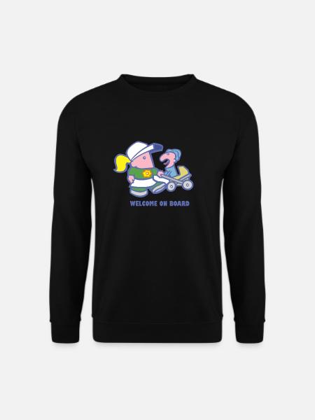 Welcome on board - Unisex Sweatshirt - black