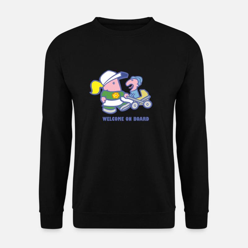 Welcome on board - Unisex Sweatshirt - black