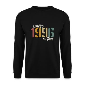 Millésime 1996 Anniversaire Limited Edition - Sweat-shirt Unisexe - noir - Devant - Alina (178cm) & Michal (187cm)