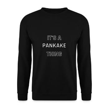 Crêpes Cadeau de crêpes pour les amateurs de crêpes - Sweat-shirt Unisexe - noir - Devant - Alina (178cm) & Michal (187cm)