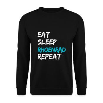 Rhönrad I Athlète I Équipe I Gift I Club - Sweat-shirt Unisexe - noir - Devant - Alina (178cm) & Michal (187cm)