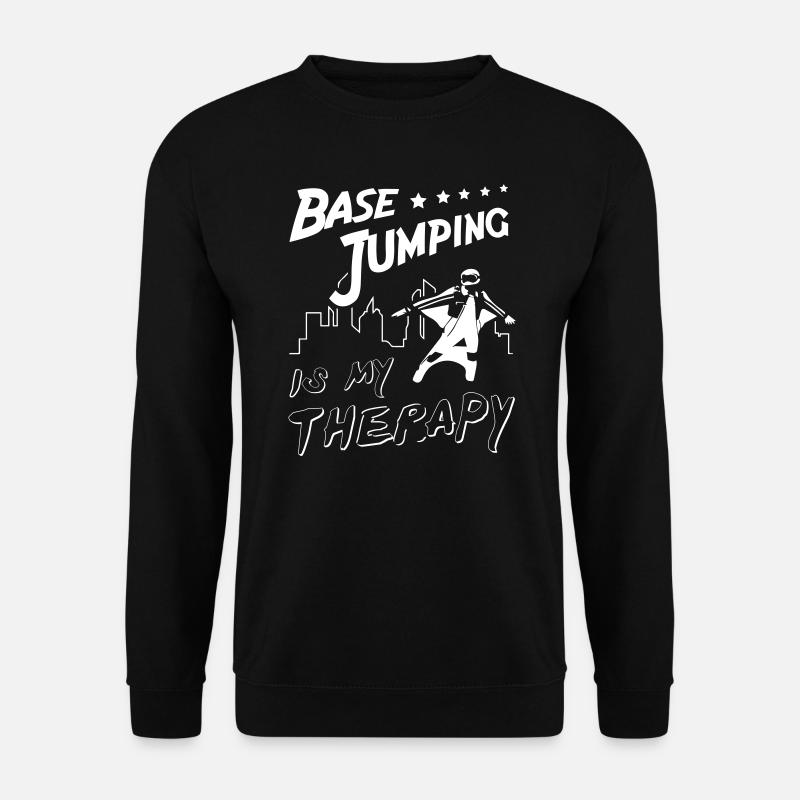 Base Jumping is My Therapy - Unisex Pullover - Schwarz