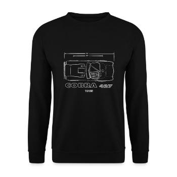 American Dream Cars Shelby AC Cobra cadeau - Sweat-shirt Unisexe - noir - Devant - Alina (178cm) & Michal (187cm)