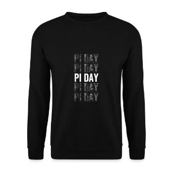 Jour de Pi 2024 - Sweat-shirt Unisexe - noir - Devant - Alina (178cm) & Michal (187cm)