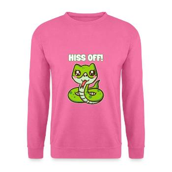 Sifflement ! - Jeu de mots sur le serpent mignon - Sweat-shirt Unisexe - rose - Devant