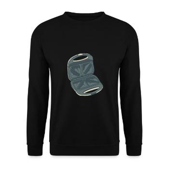 Sandwich maker - Unisex Sweatshirt - black - Front - Alina (178cm) & Michal (187cm)