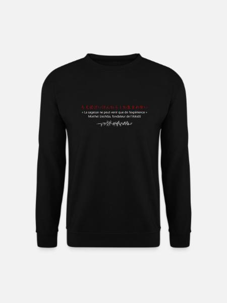 La sagesse ne peut venir que de l'expérience - Sweat-shirt Unisexe - noir