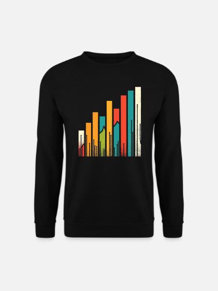 Datenanalyse & Diagramme - Visuelle Geschenkidee - Unisex Pullover - Schwarz