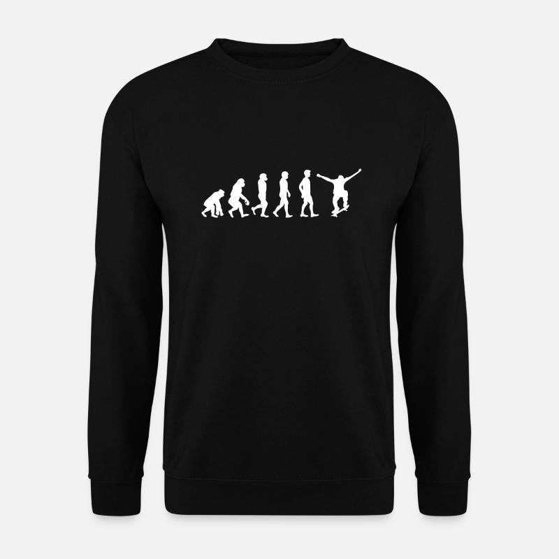 Evolution Skater - Unisex Pullover - Schwarz