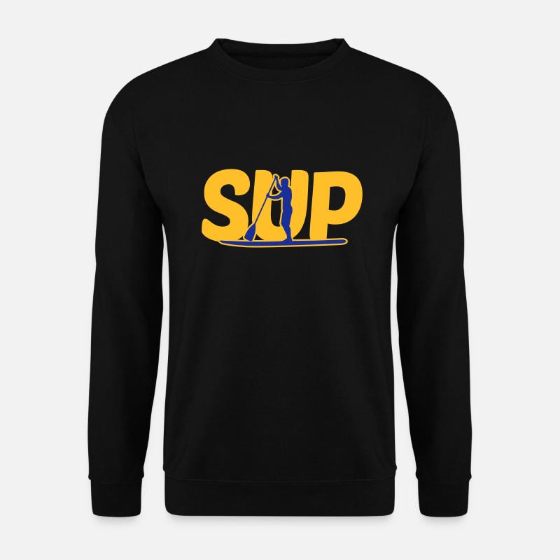 live love SUP - Stand up Paddeling - Wassersport - Unisex Pullover - Schwarz