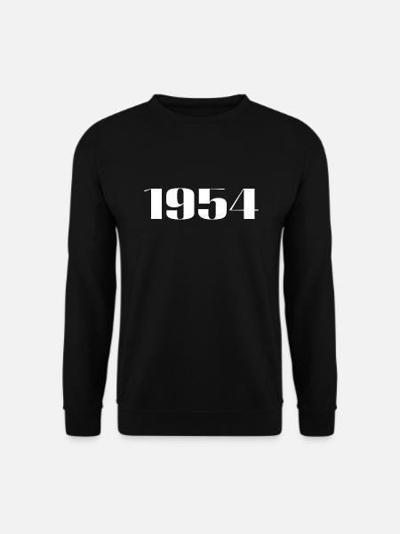 1954 - Geschenk geboren im Jahr 1954 - Unisex Pullover - Schwarz