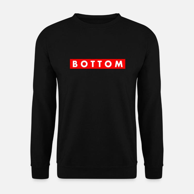 Bottom - Unisex Pullover - Schwarz