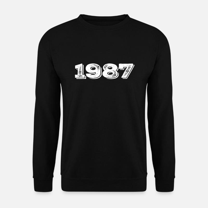 Cadeau d’anniversaire 1987 - 1987 - Sweat-shirt Unisexe - noir