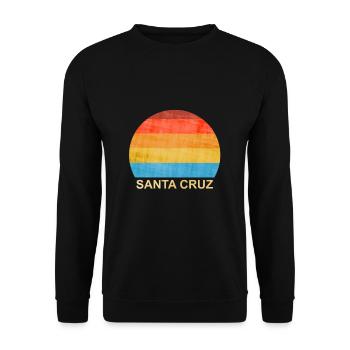 Santa Cruz - Unisex Pullover - Schwarz - Vorne - Alina (178cm) & Michal (187cm)