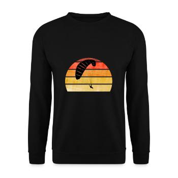 Sunrise Parapente - Sweat-shirt Unisexe - noir - Devant - Alina (178cm) & Michal (187cm)