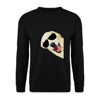 Labrador with Sunglasses Golden Retriever - Unisex Sweatshirt - black - Front - Alina (178cm) & Michal (187cm)
