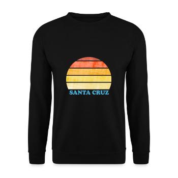 SANTA CRUZ - Unisex Pullover - Schwarz - Vorne - Alina (178cm) & Michal (187cm)