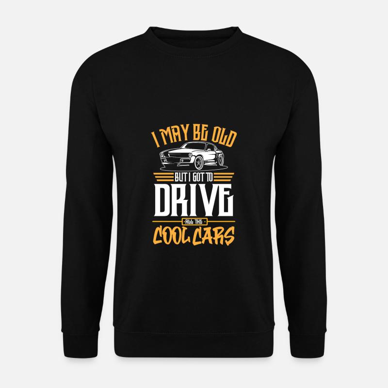 Fahre Coole Autos - Unisex Pullover - Schwarz