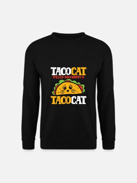 Taco Chat - Sweat-shirt Unisexe - noir