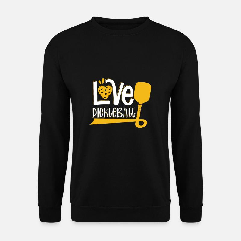 Liebe Pickleball - Unisex Pullover - Schwarz