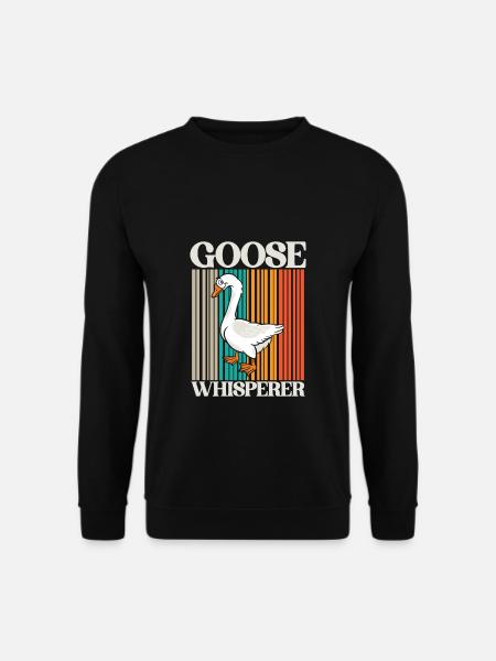 Gänseflüsterer - Unisex Pullover - Schwarz