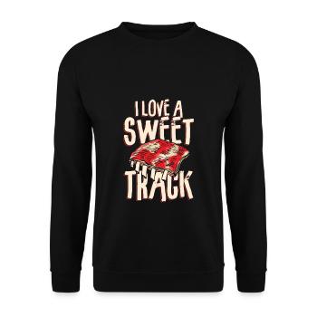 Piste douce - Sweat-shirt Unisexe - noir - Devant - Alina (178cm) & Michal (187cm)