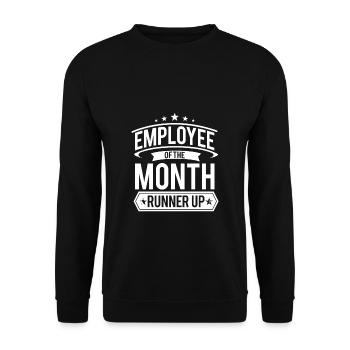 Mois des employés - Sweat-shirt Unisexe - noir - Devant - Alina (178cm) & Michal (187cm)
