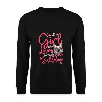 Dogue allemand - Sweat-shirt Unisexe - noir - Devant - Alina (178cm) & Michal (187cm)