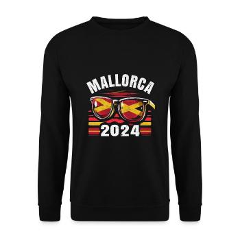 Mallorca 2024 - Unisex Pullover - Schwarz - Vorne - Alina (178cm) & Michal (187cm)