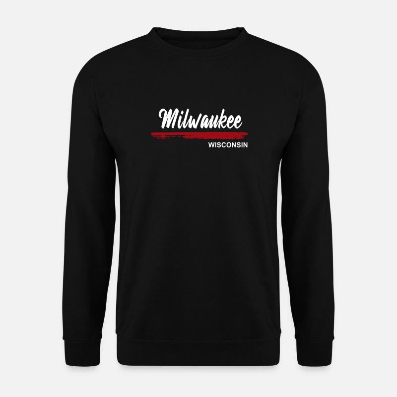 Milwaukee Wisconsin - Unisex Sweatshirt - black