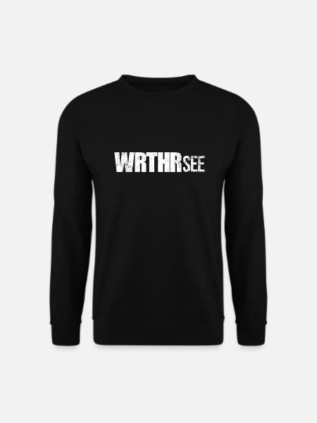 WRTHRSee - Wörthersee -Treffen weiß Vintage - Unisex Pullover - Schwarz